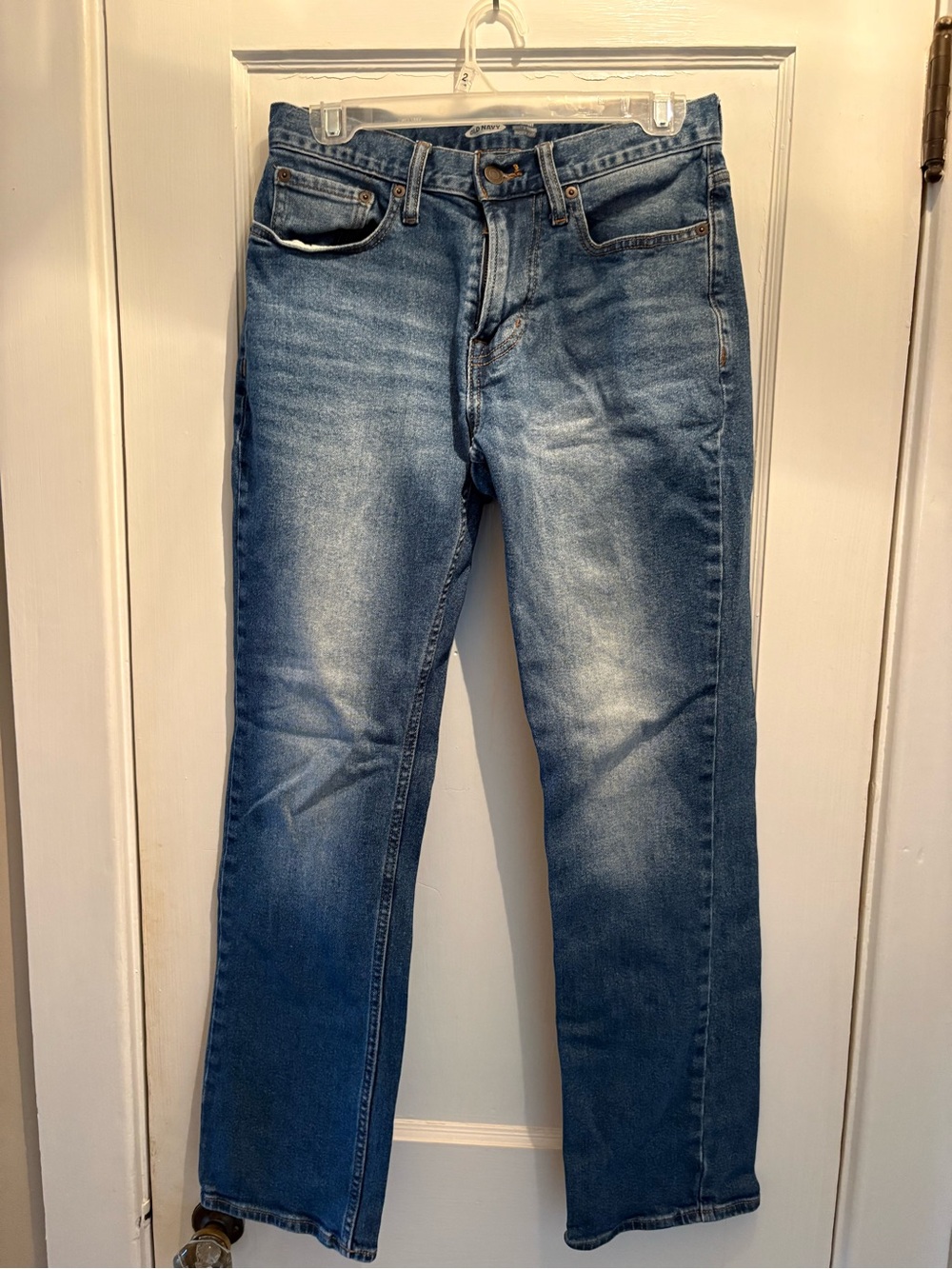Old Navy Straight Leg Men's Jeans in Faded Blue
